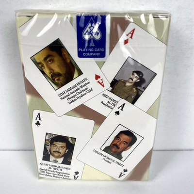 2003 Iraqi Most Wanted Playing Cards Military Iraq Saddam Liberty