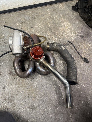KA24DET Hotside / Mazworx Manifold / Precision Turbo 6262 / Tial Wastegate USED