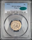 New Listing1913 Type 1 Buffalo Nickel 5C - PCGS MS66 CAC - Ships Free!