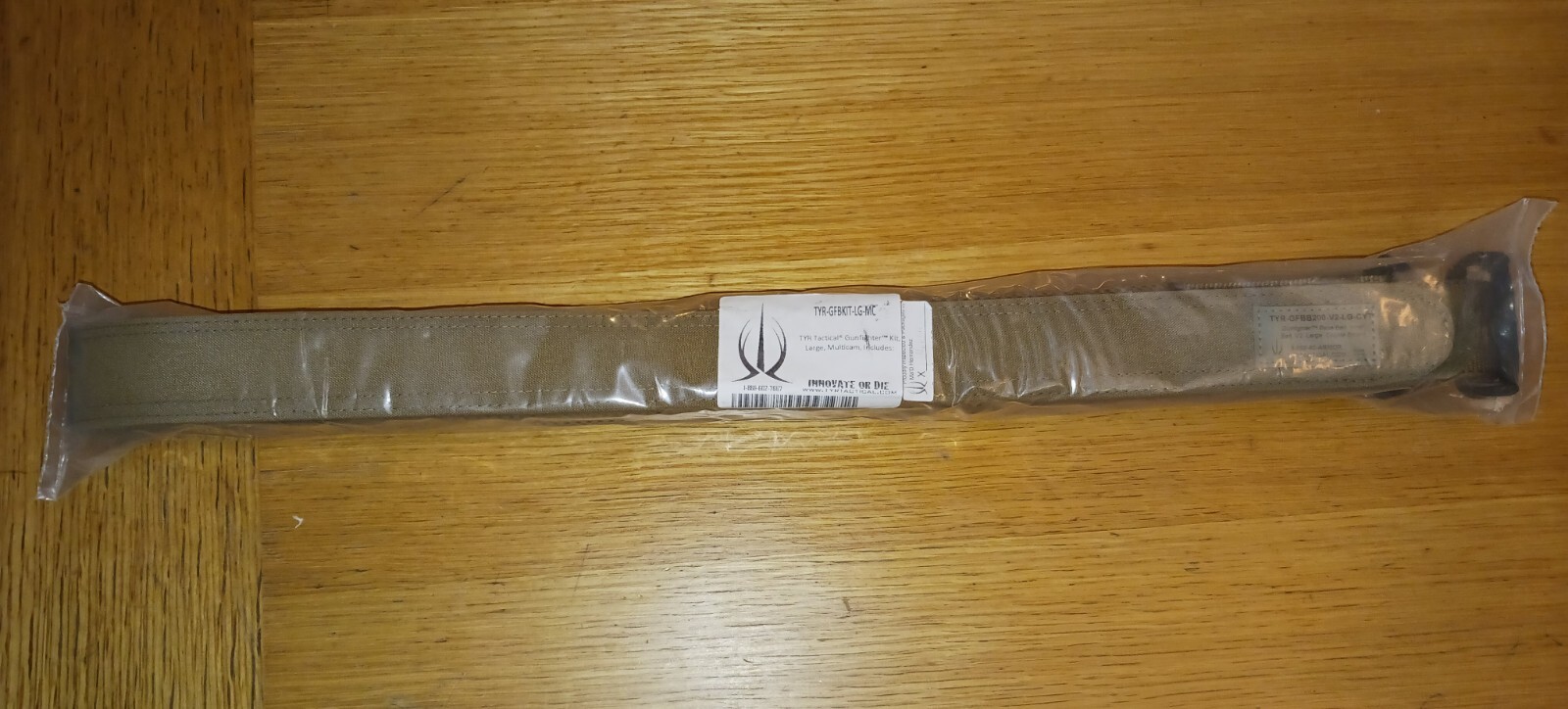 NIB TYR-GFBKIT-LG-MC Multicam Tactical Gunfighter Belt Kit. Size 