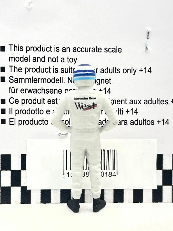 Figura Mika Hakkinen McLaren MP4/13 1998 1/43 para Diecast Modelo F1 Coche Cartrix Foto 2 de 4