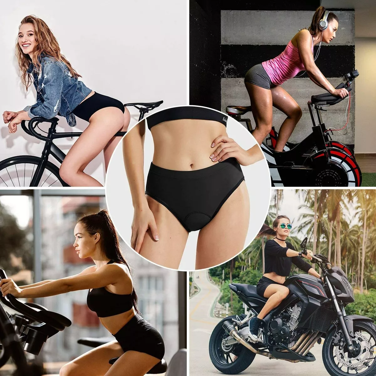 BALEAF Women's Cycling Underwear 3D Padded Bike Shorts Road Biking Bicycle  Brief