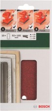 10x Bosch Schleifpapier Schmirgelpapier 93 x1...