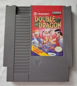 Double Dragon 1 Nintendo NES Original Game - Manual - Sleeve - Hard Case