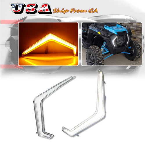 Polaris Pro R Accessories New Polaris RZR PRO XP 4 LED Front Bumper Accent Light Center Grill Li - Pazoma Rzr Pro R Accessories - Foto 2