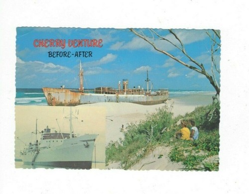 Australia Postcard, "CHERRY VENTURE" on TEEWAH BEACH Queensland