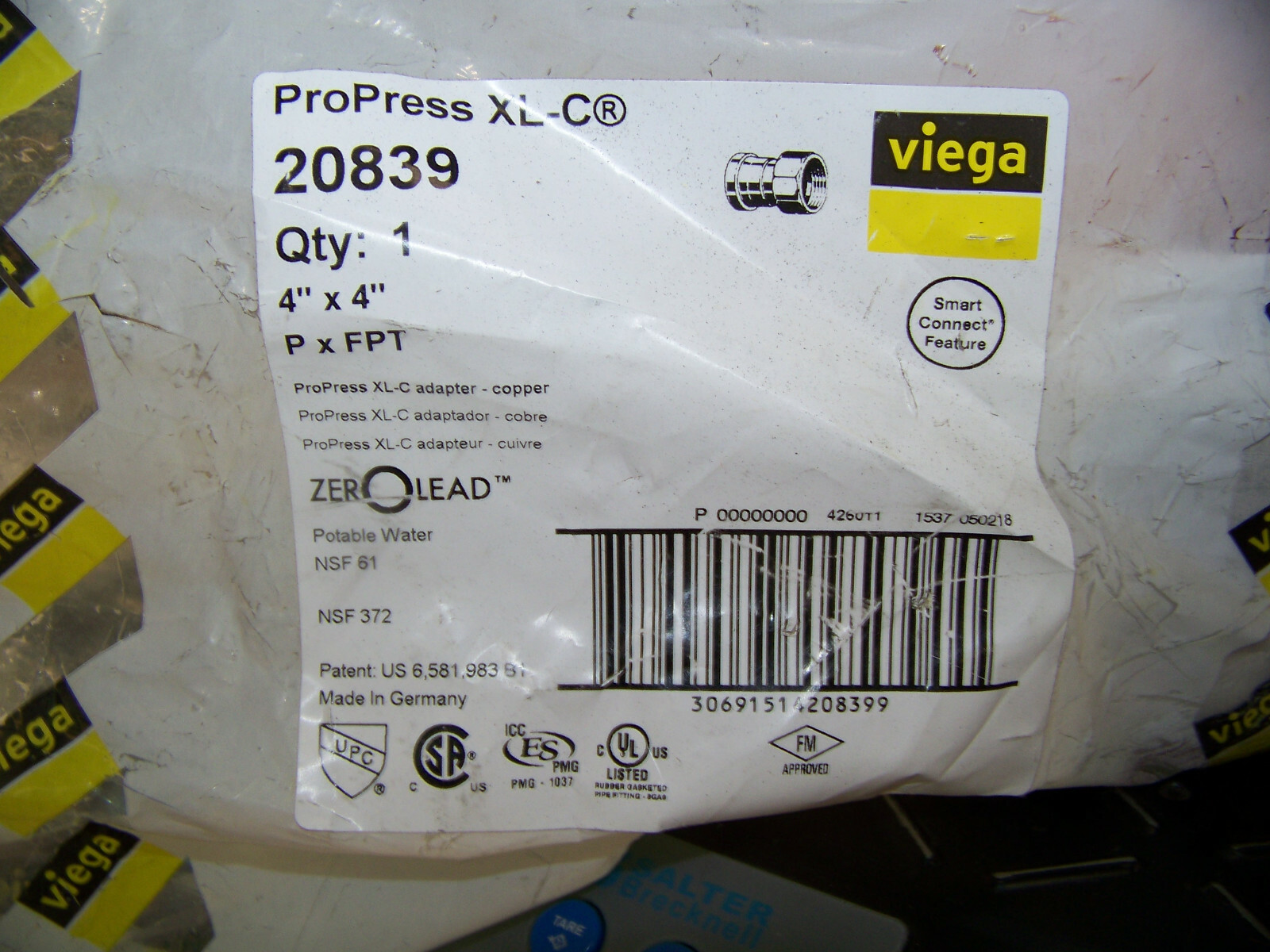 Business Industrial Propress 4 X 4 X 1 1 2 P X P X P Copper Xl Tee Part Number 808 Fittings Adapters