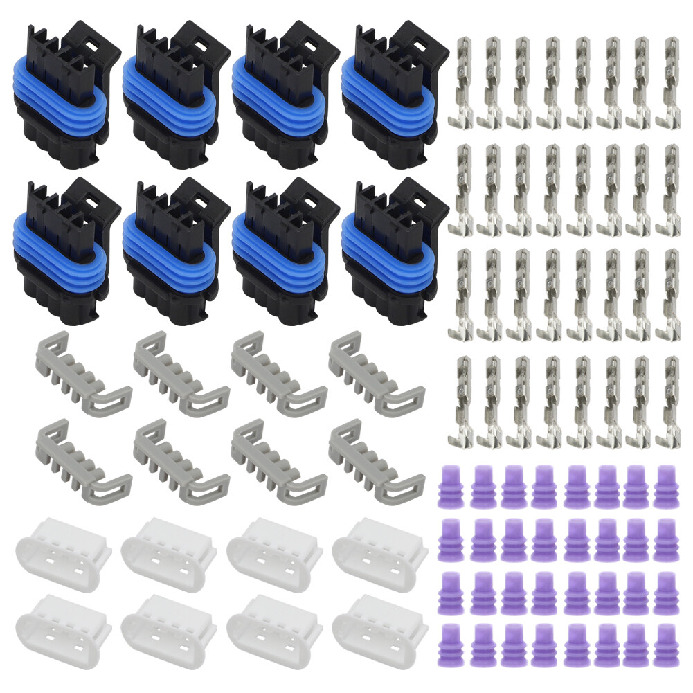 Ignition Coil Kit 4 PIN Connector LS2 LS7 D581 D585 For GMC Chevy