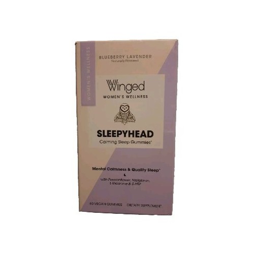 Geflügelter Damen Wellness Sleepyhead beruhigender Schlaf 60 vegane Gummis Ablaufdatum 06/2026