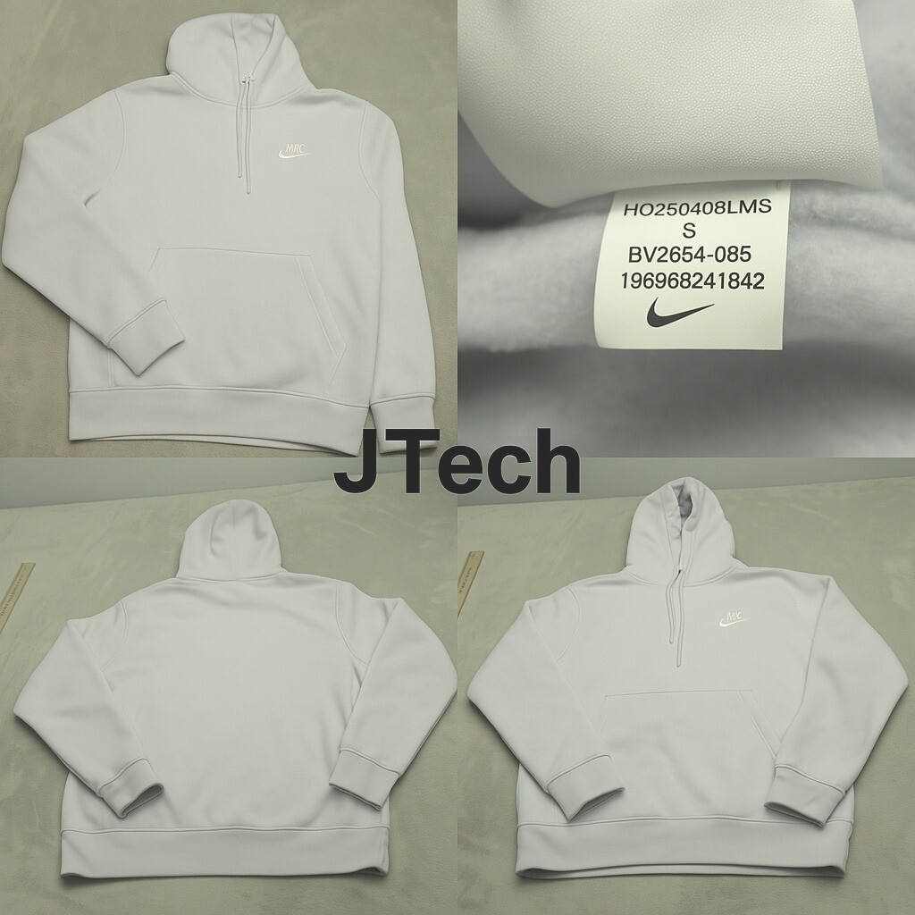 OFF WHITE X NIKE Felpa Nike con cappuccio uomo piccola off white tasche pile club escursionismo corsa