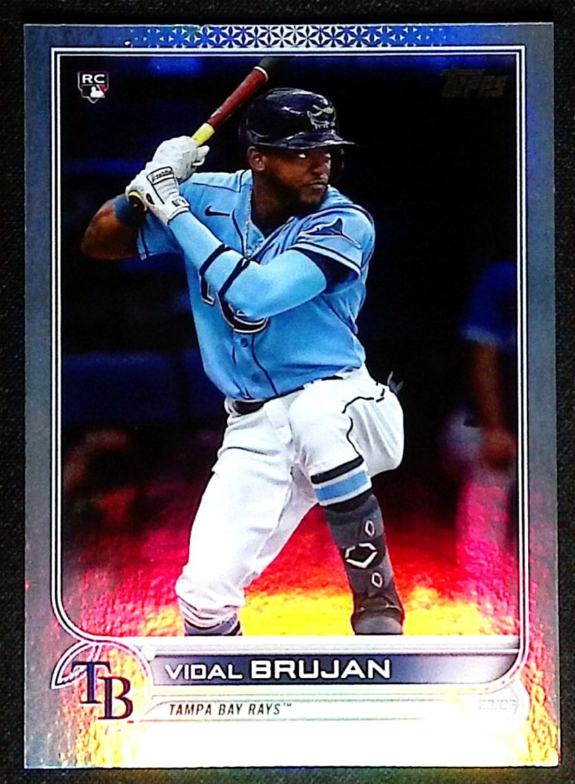 Vidal Brujan - 2022 Topps #25 Rainbow Foil - RC - Rays