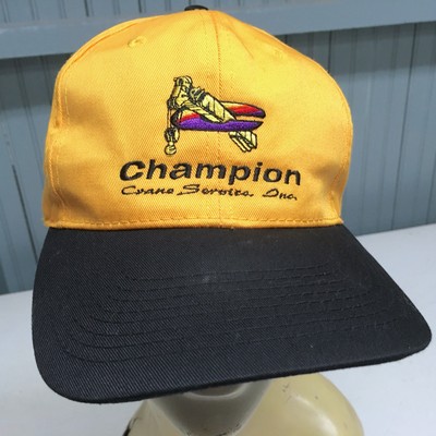champion yellow cap