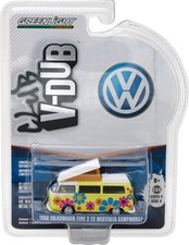 Greenlight 1968 Volkswagen T2 Type 2 Campmobile Hippie Dippy 164 Car 29860-d