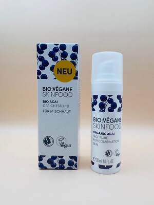 Bio:Végane Bio Acai Gesichtsfluid für Mischhaut (30ml) vegan  *NEU*