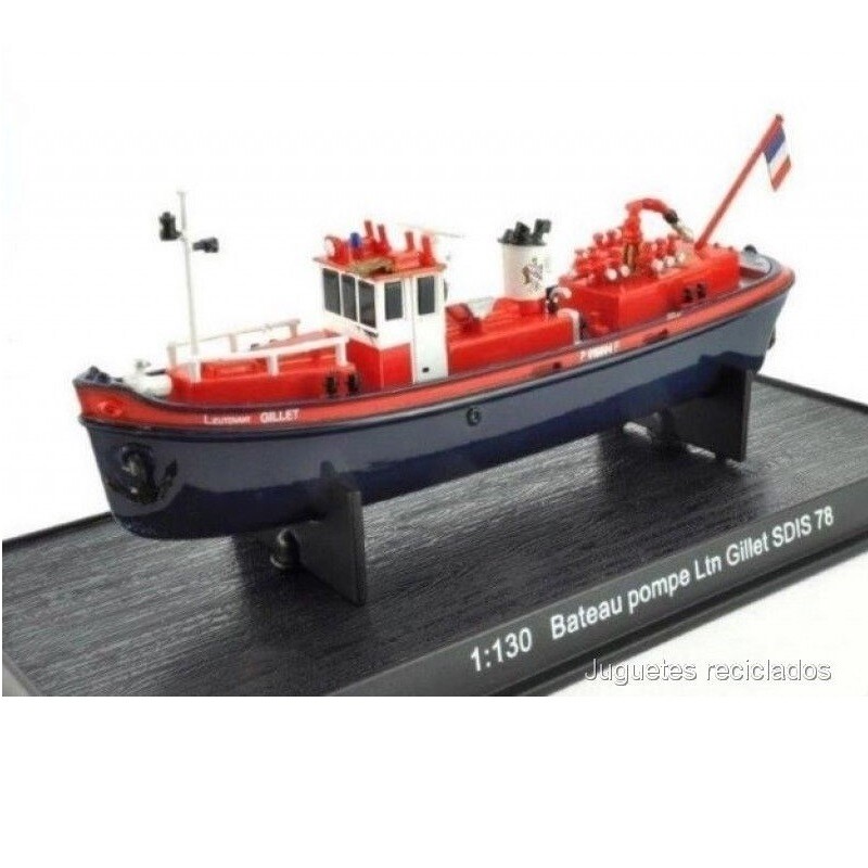 12 cms Barco de bomberos del Senna Francia Diecast