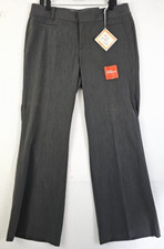 Dockers Woman Size 16P Medium Gray Trouser Leg Truly Slimming Khaki Pants NWT.