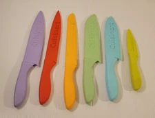 Cuisinart Knives 6 Piece Professional Stainless Steel Color Coded Model 502355