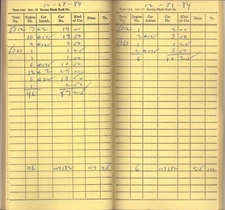 Vintage New York Central System Railroad Form 1441 Long Form 4x8"