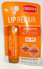 O'Keeffe's Original Lip Repair Balm 0.15 oz Unscented NEW NIP