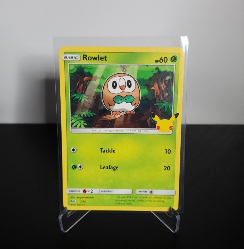 rowlet pokemon card value mcdonalds (3/64) - Pokémon Night Wanderer (sv6a) 007/025 / Promo Card Type / HP / Stage ROWLET #7 Pokemon Mcdonalds Battle