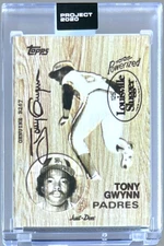 TOPPS PROJECT 2020 #180 TONY GWYNN HOF by Artist DON C ** PADRES 1983 #482
