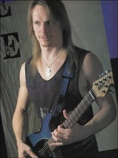 Steve Morse Signature Ernie Ball Music Man guitar 1995 pin-up photo 8 x 11 print