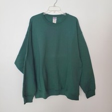 NWT Men's XL Green Jerzees Sweatshirt NuBlend 50 50 Blend NEW