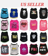 Dog Puppy Cat Pet Vest Clothes Apparel Shirts