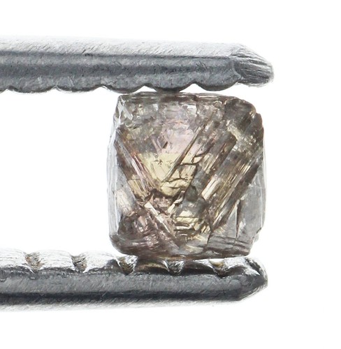 Oktaeder 3,58 x 3,16 x 3,29 mm natürlicher lose hellbraun 0,36 Karat Rohdiamant - Bild 2 von 2