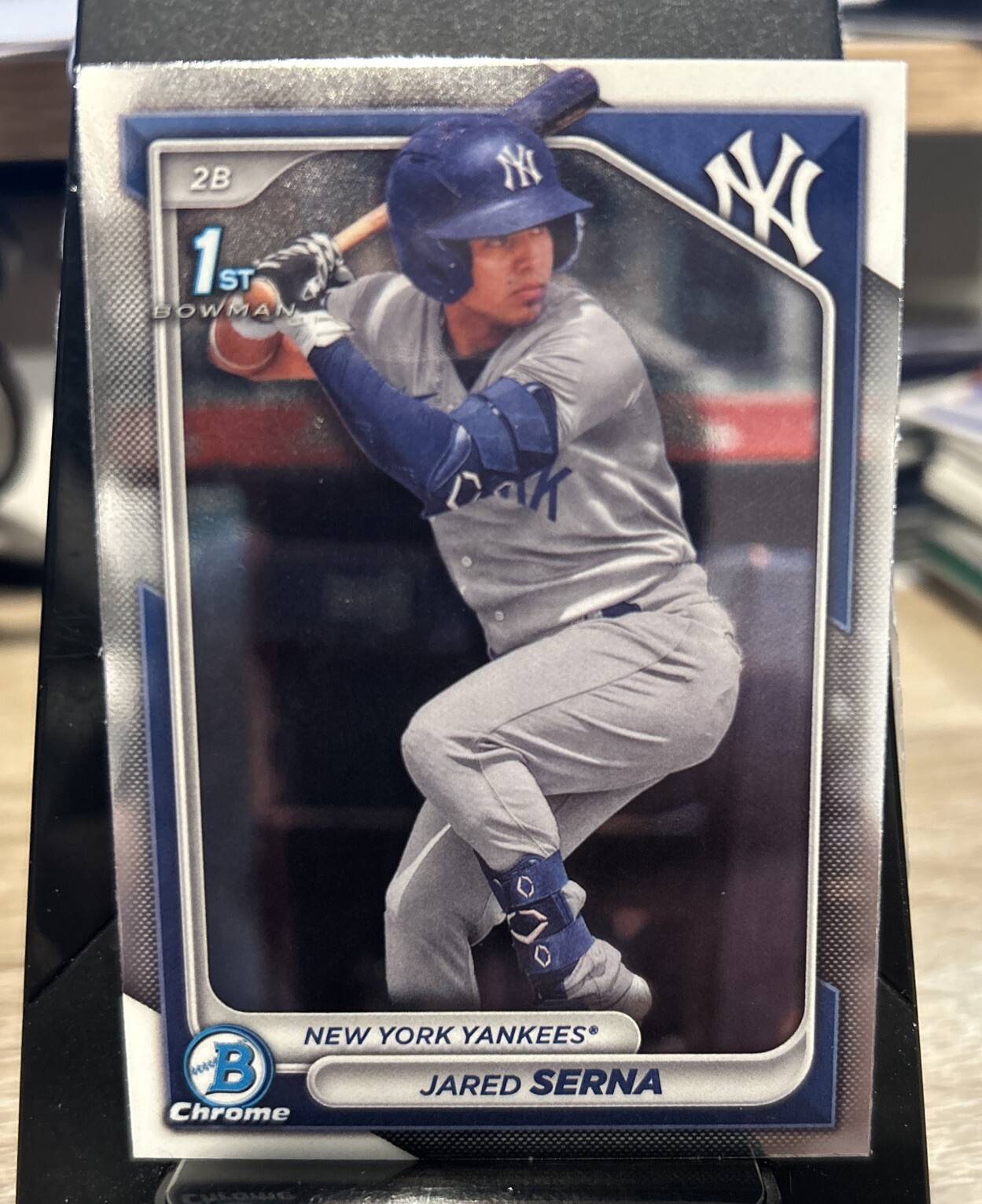 Jared Serna 2024 Bowman #BCP-68 Chrome 1st Prospect New York Yankees