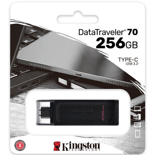 Kingston DataTraveler 70 64GB 128GB 256GB TYPE-C Flash Drive Memory Stick lot UK - Picture 6 of 8