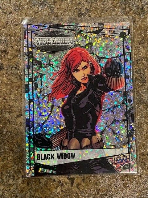 2015 Marvel Vibranium Raw Insert #36 BLACK WIDOW Combo Shipping😍😍*