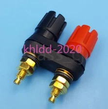 10Pcs 4mm Dual Banana Female Jack Binding Post Panel Mount Socket Connector