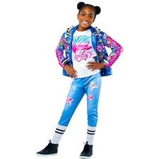 NEW That Girl Lay Lay Halloween Costume Girls Small 6-6X Shirt Jacket Pants