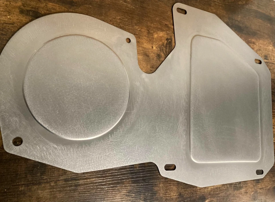 73-87 CHEVY GMC SQUAREBODY TRUCK K5 BLAZER A/C DELETE PANEL PLATE BLOWER COVER  - Image 3 of 4