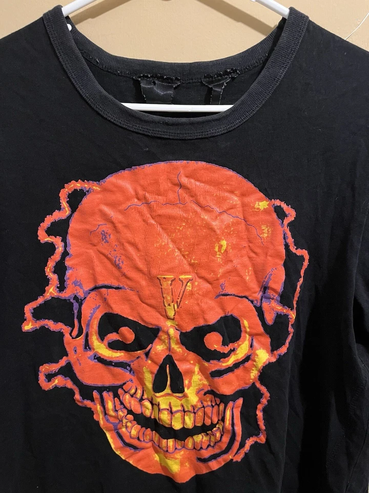 Vlone Skull Shocker Graphic T Shirt Size S Made in USA - Image 2 of 4
