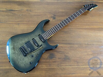 【Fernandes】FST-140 Fernandes HSS Super Strat, Quilted Black Burst, 1990s, MIJ