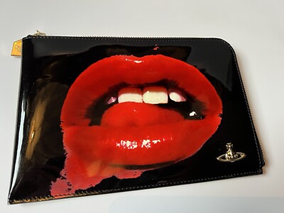 Vivienne Westwood Orb Iconic Lips Clutch Patent UK