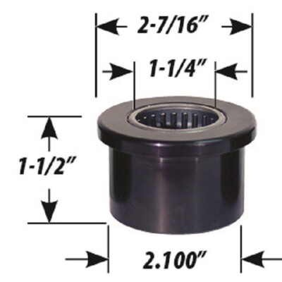 KEYSER PORT CITY SWAY BAR BEARING 1-1/2  x 1-1/4 . Fits 1-1/2  tubing 100-2902-2