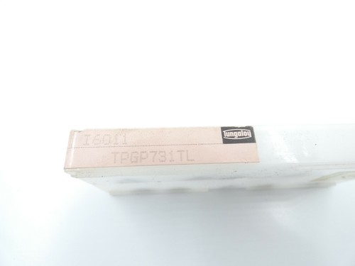 10x placas de corte reversibles Tungaloy TPGM09204L TH10 TPGP731TL sin usar - Imagen 3 de 3