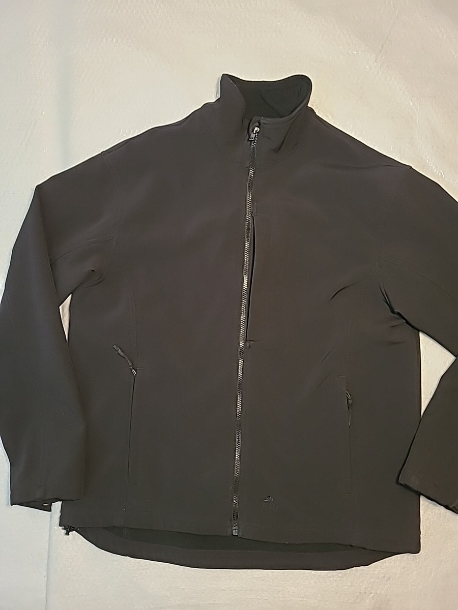 Red Kap Jacket Mens Medium Black JP66 Softshell Fleece Lined