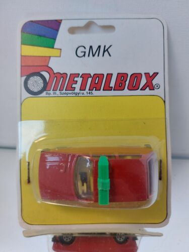 Metalbox GMK Yugo In Red On Card - Zdjęcie 1 z 5