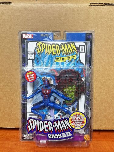 Figurine articulée Spider-Man Classics Spider-Man 2099 2001 jouet Biz HTF - Photo 1 sur 2
