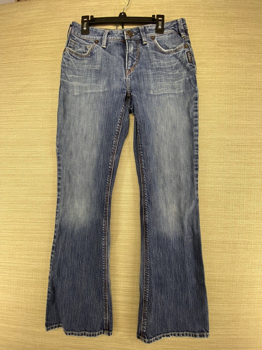 Jean Silver Suki Femme Taille W27/L30 - Effet Vieilli, Patte D'eph' évasée, Occasion