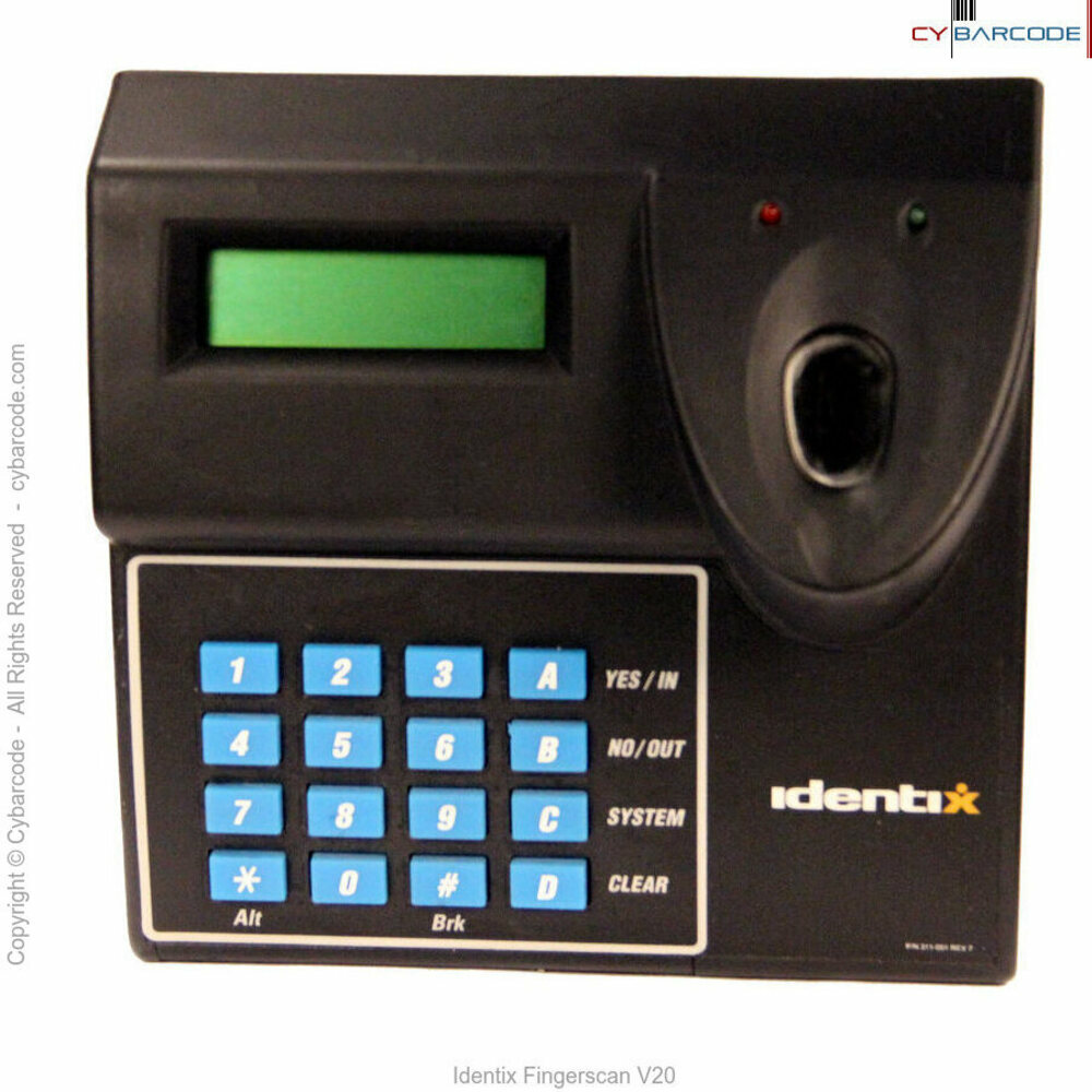 Identix Fingerscan V20 Finger Print Scanner | eBay