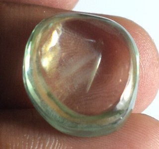 Loose CVD Diamond Transparent 21.10 Ct Fancy Green VVS1 Clarity Certified