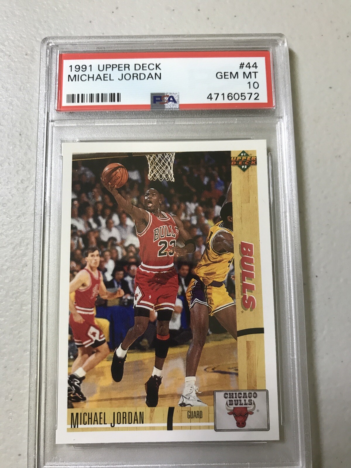 1991 Upper Deck Basketball Michael Jordan Gem Mint 10 Beautiful Card! | eBay