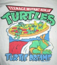 Vintage 1991 TEENAGE MUTANT NINJA TURTLES "Turtle Dreams" Kid's SMALL T-Shirt