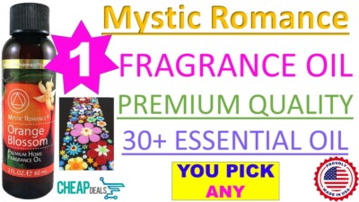 1 MYSTIC ROMANCE   AROMAR PREMIUM QUALITY 30 FRAGRANCE ESSENTIAL OIL 60mL 2oz