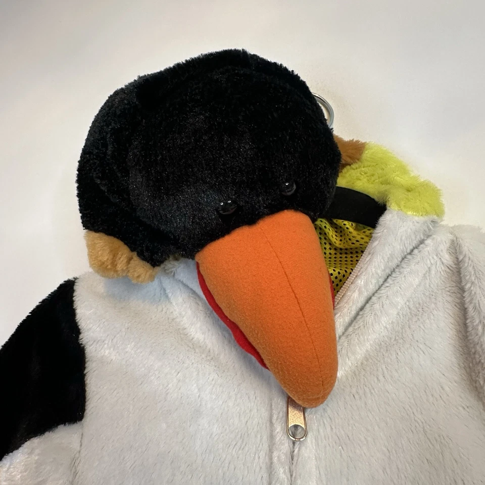 Disfraz de pingüino emperador Halloween para niños 3T 4T niños felpa de una pieza Foto 2 de 4